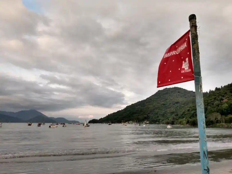 Litoral Norte de SP tem dez praias impróprias para banho; veja quais